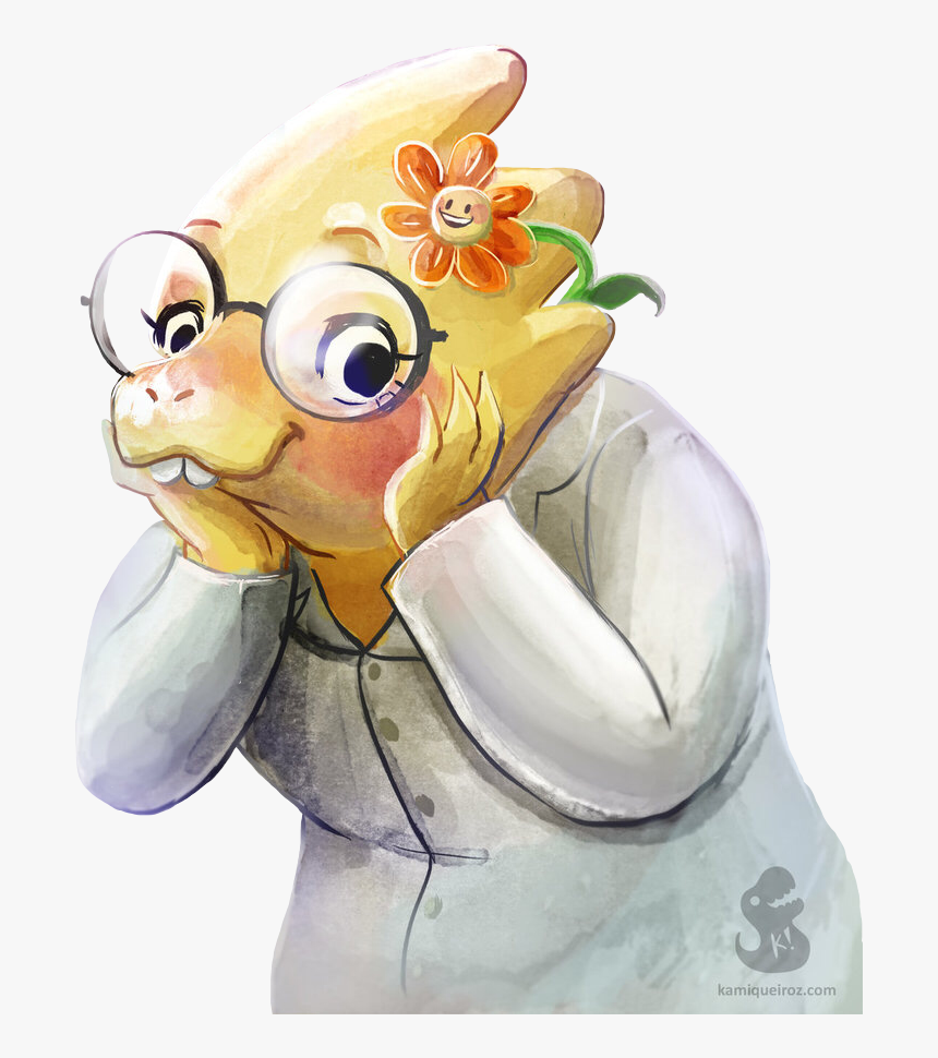#undertale #alphys #flowey #floweytheflower #alphysundertale - Alphys, HD Png Download