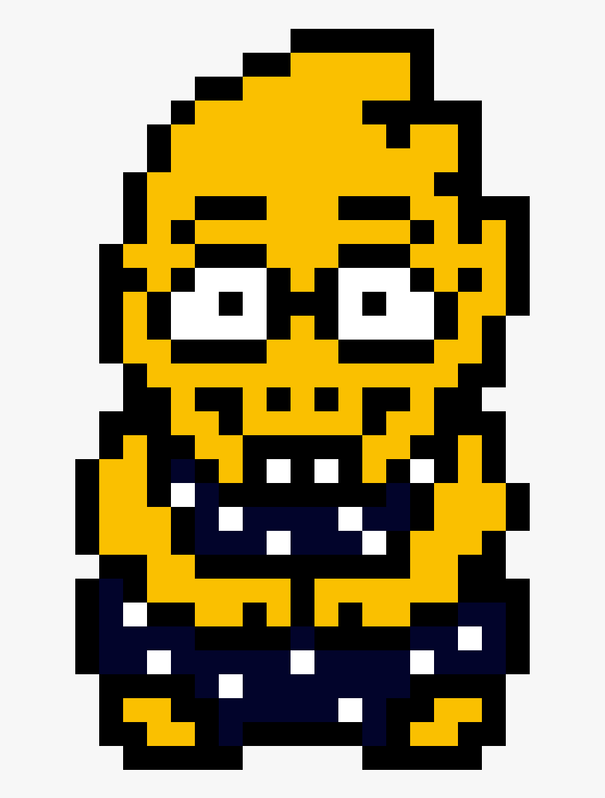 Undertale Alphys Pixel Art, HD Png Download