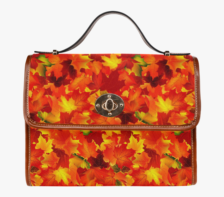 A Pile Of Leaves Waterproof Canvas Bag/all Over Print - Handbag, HD Png Download