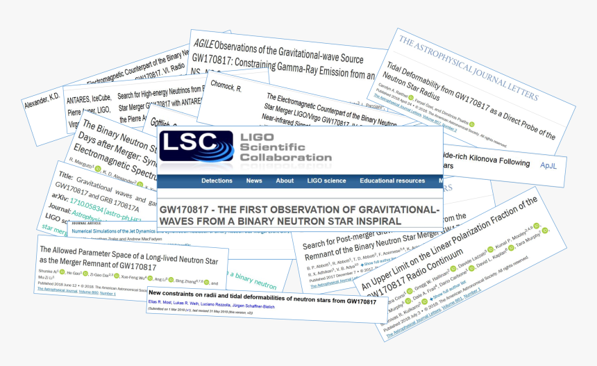 Bns Headlines - Ligo Scientific Collaboration, HD Png Download