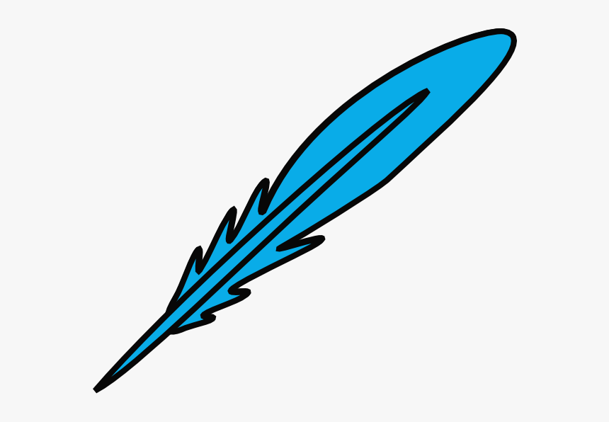 Blue Feather Clipart, HD Png Download