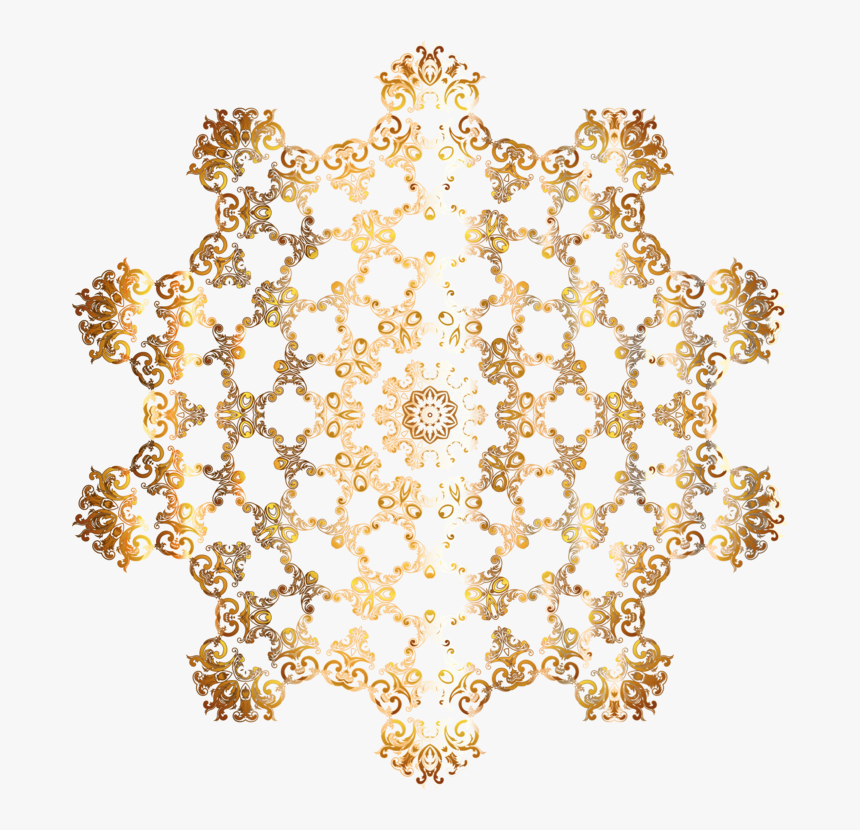 Visual Arts,symmetry,area - Gold Design Background Png, Transparent Png