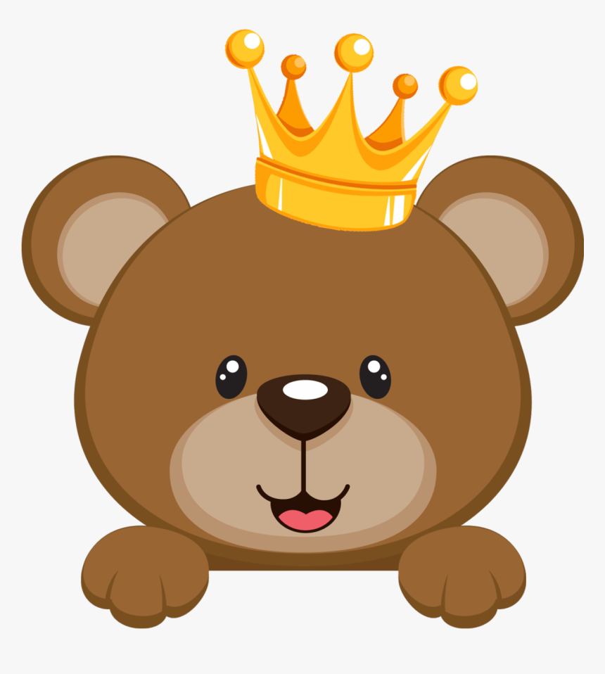 Cartoon,clip Art,head,brown,teddy - Osito Baby Shower Png, Transparent Png