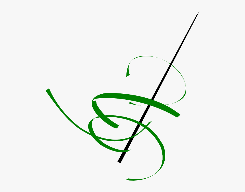 Green Swirls Clip Art, HD Png Download