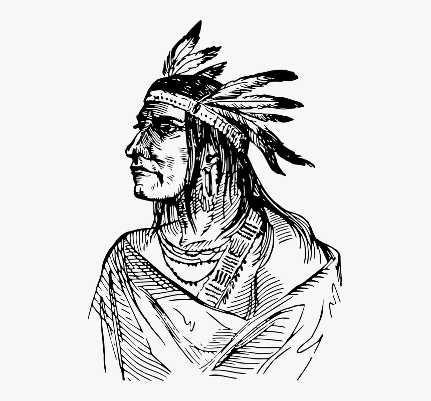 American Indians Png Image - Native American Drawing Png, Transparent Png