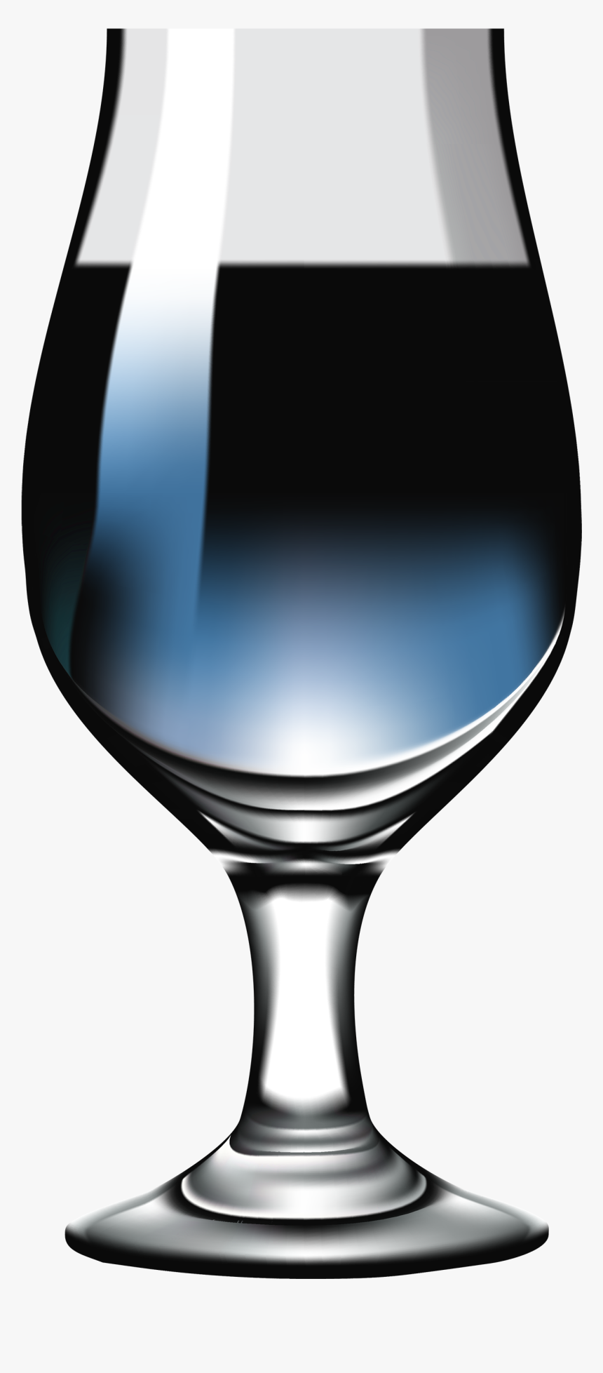 Blue Drink Png Clipart - Champagne Stemware, Transparent Png