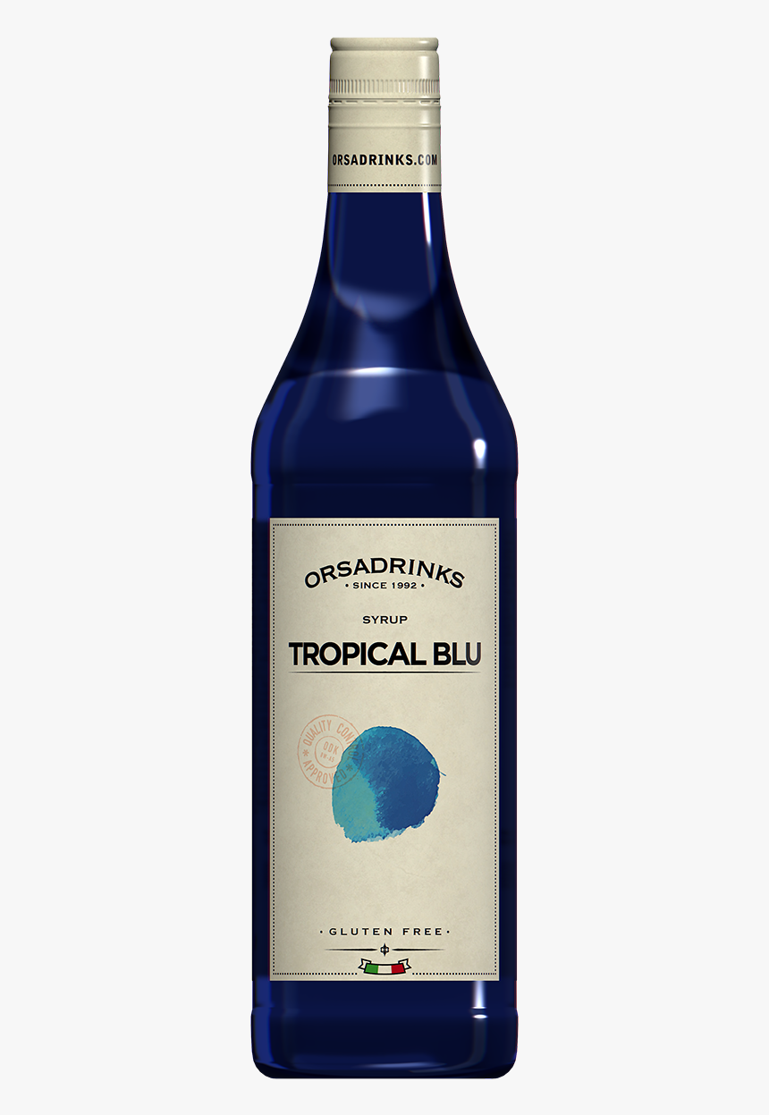 Odk Tropical Blue Syrup - Odk Syrup Green Mint, HD Png Download
