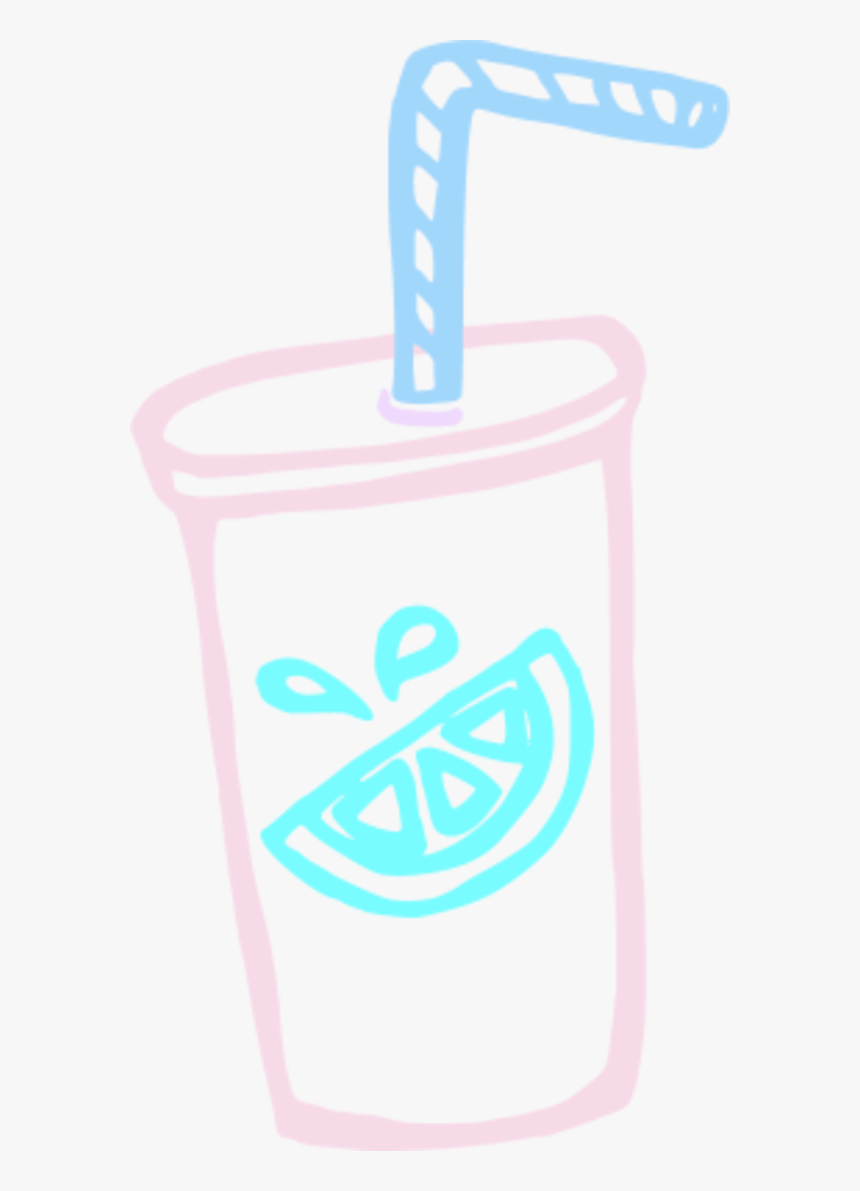 Lemonade Juice Cup Straw Drink Juice - Juice Cup Clipart, HD Png Download