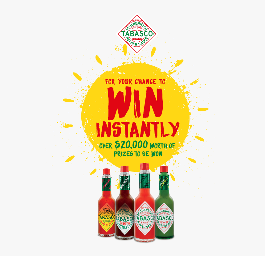 Lewis On Winning The Major Prize - Tabasco Sauce, HD Png Download