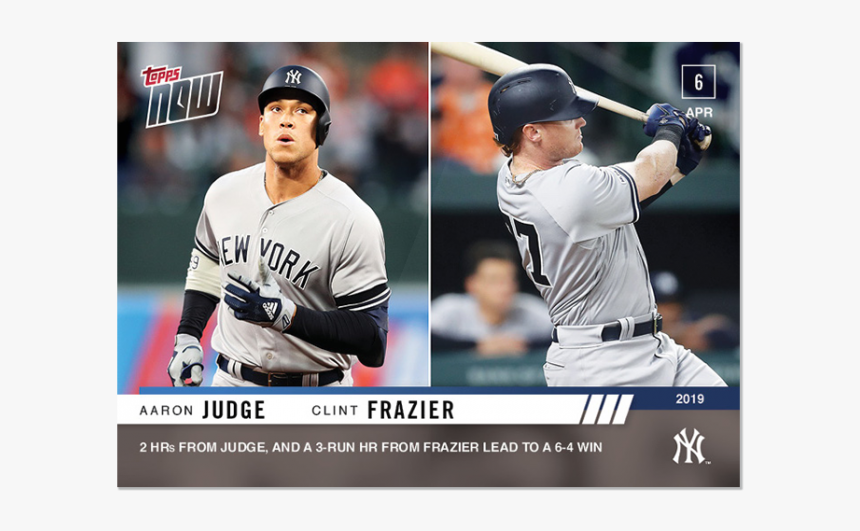 Aaron Judge And Clint Frazier - New York Yankees, HD Png Download