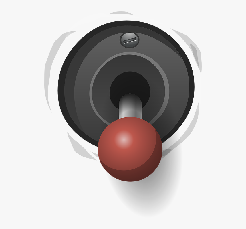 Lever, Button, Shift, Switch, Control, Power, Equipment - Lever Switch Png, Transparent Png