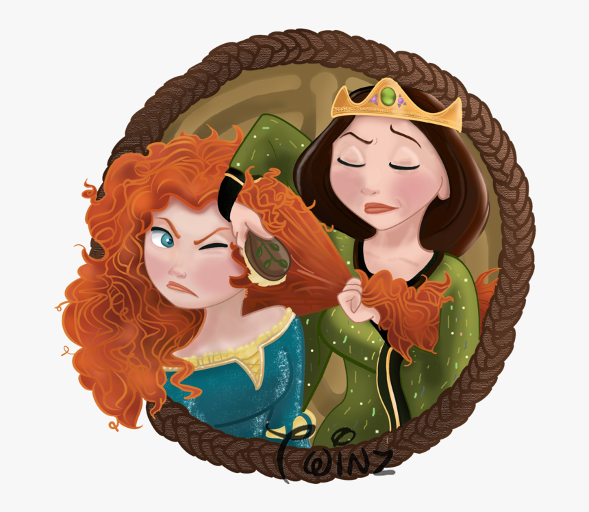 Birthday Elinor And Merida - Elinor And Merida Art, HD Png Download