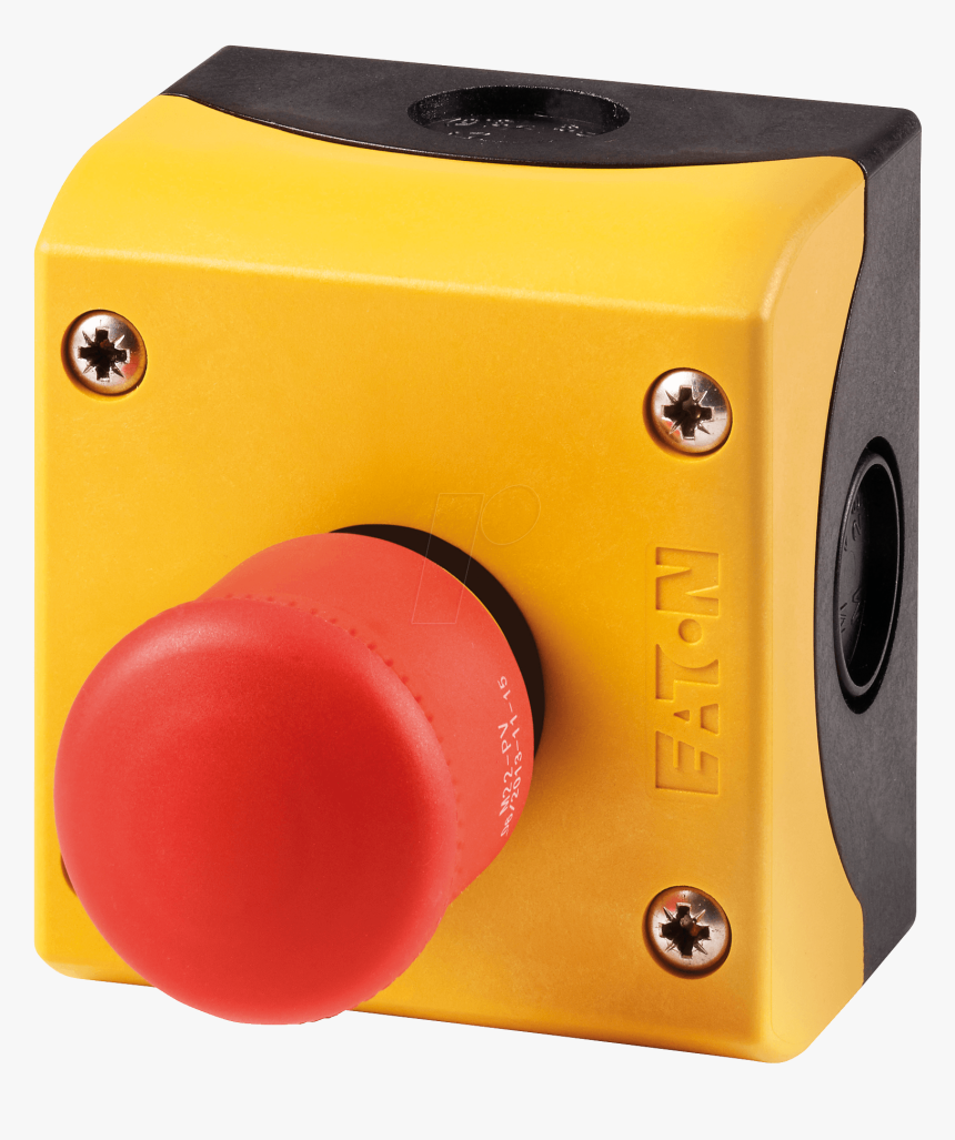 High Moeller Kg Eaton Push-button Switch Switches Clipart - Eaton Not Aus Schalter, HD Png Download