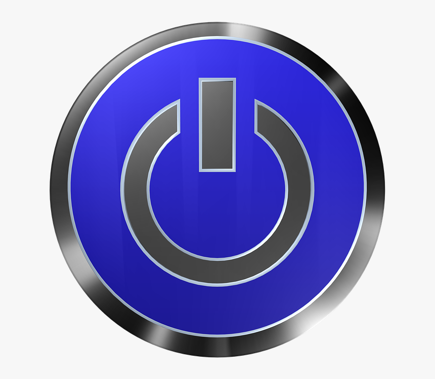 Button, Power, Power Button, Switch - Portable Network Graphics, HD Png Download