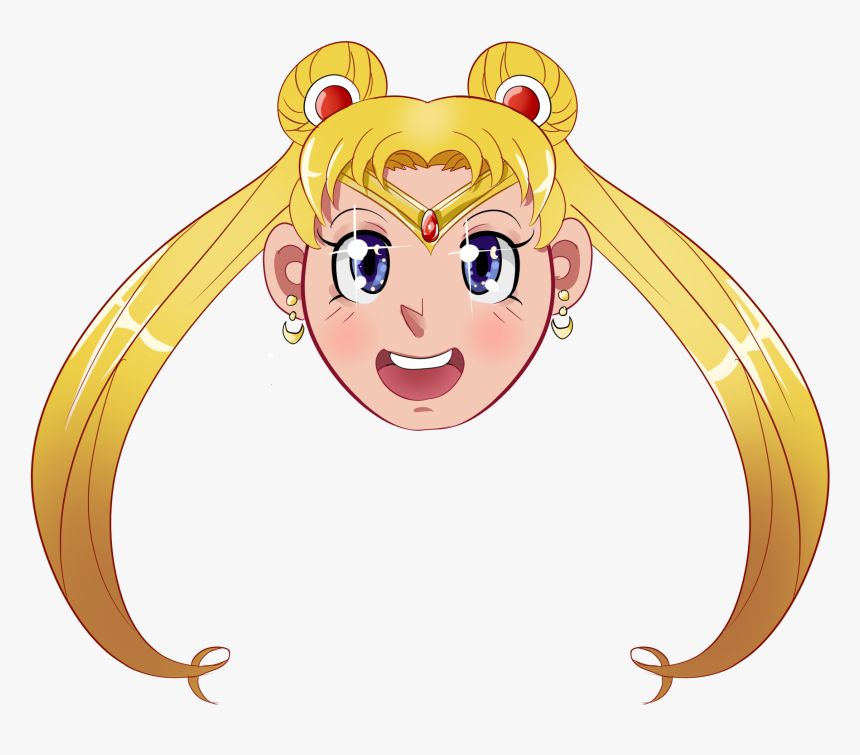 Transparent Sailor Moon Chibi Png - Cartoon, Png Download