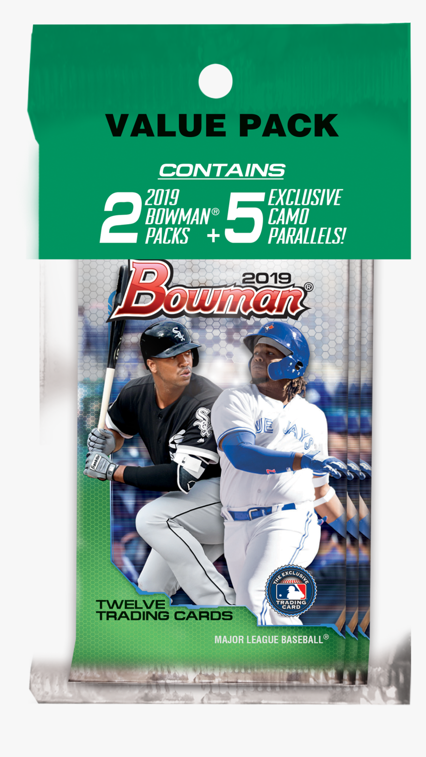 2019 Topps Bowman Baseball Value Pack 5 Exclusive Parallel - 2019 Bowman Hobby Box, HD Png Download