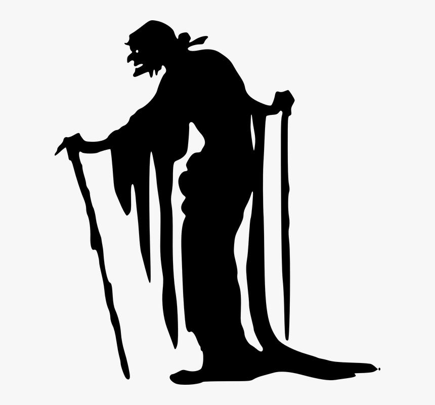 Bowler Silhouette Cliparts 23, Buy Clip Art - Scary Witch Clip Art, HD Png Download