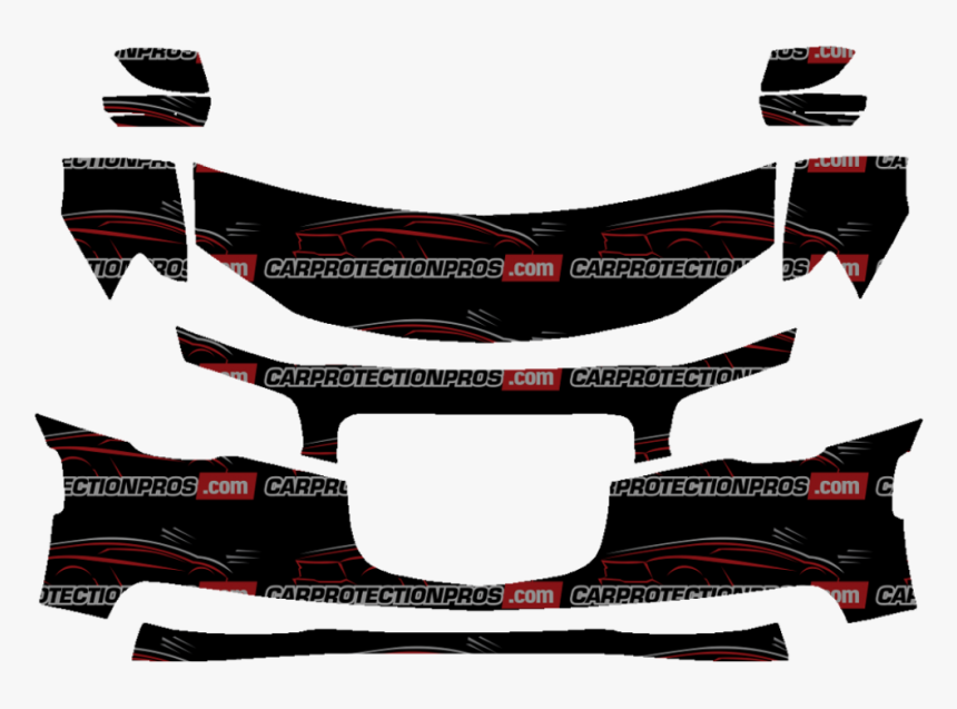 2015-2019 Chrysler 300 3m Clear Bra Deluxe Paint Protection - Grille, HD Png Download