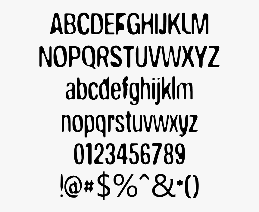 Broken Wing Example - Orbitron Font, HD Png Download