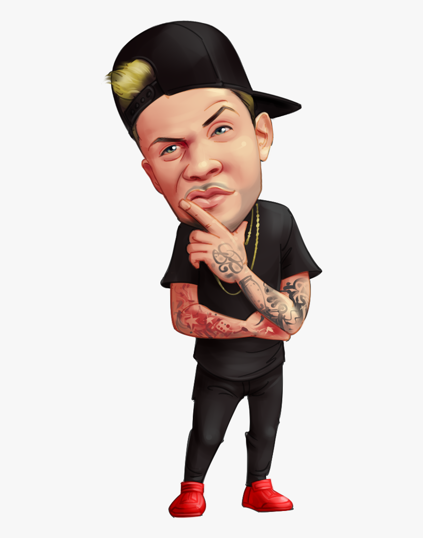 Caricature From Photo Professional In Funny Pose T-shirt - Caricature Pose, HD Png Download