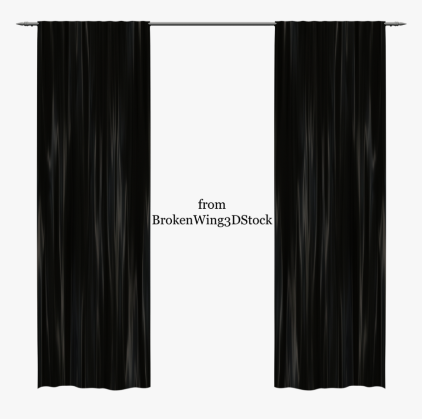 Black Curtains Png - Picture Frame, Transparent Png