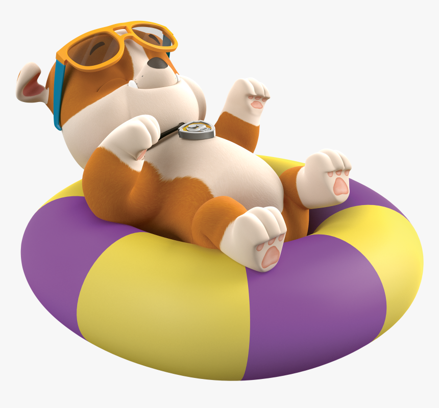 Animated Sunglasses Png - Paw Patrol Summer Rubble, Transparent Png