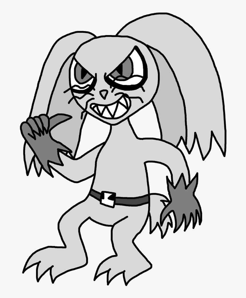 Monochrome Frank - Cartoon, HD Png Download