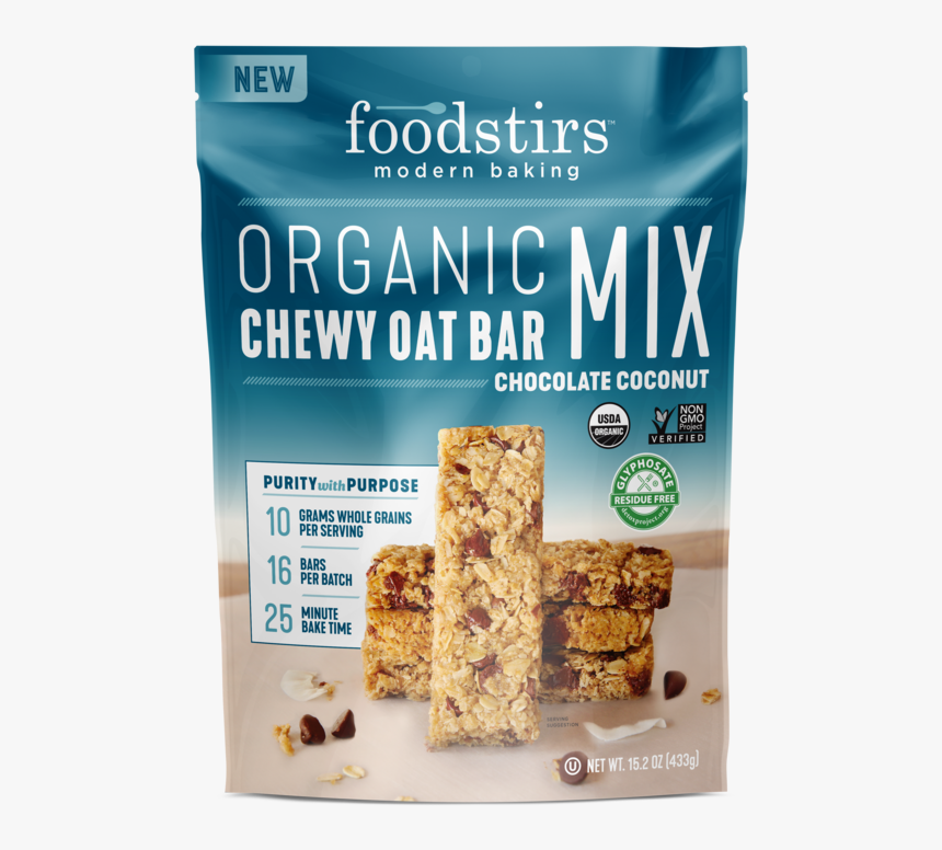 Foodstirs Chewy Oat Bar Mix, HD Png Download