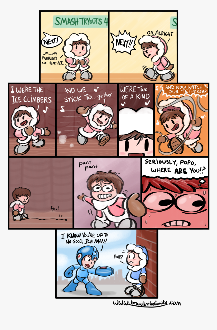 Super Smash Bros Ice Climbers Comic, HD Png Download