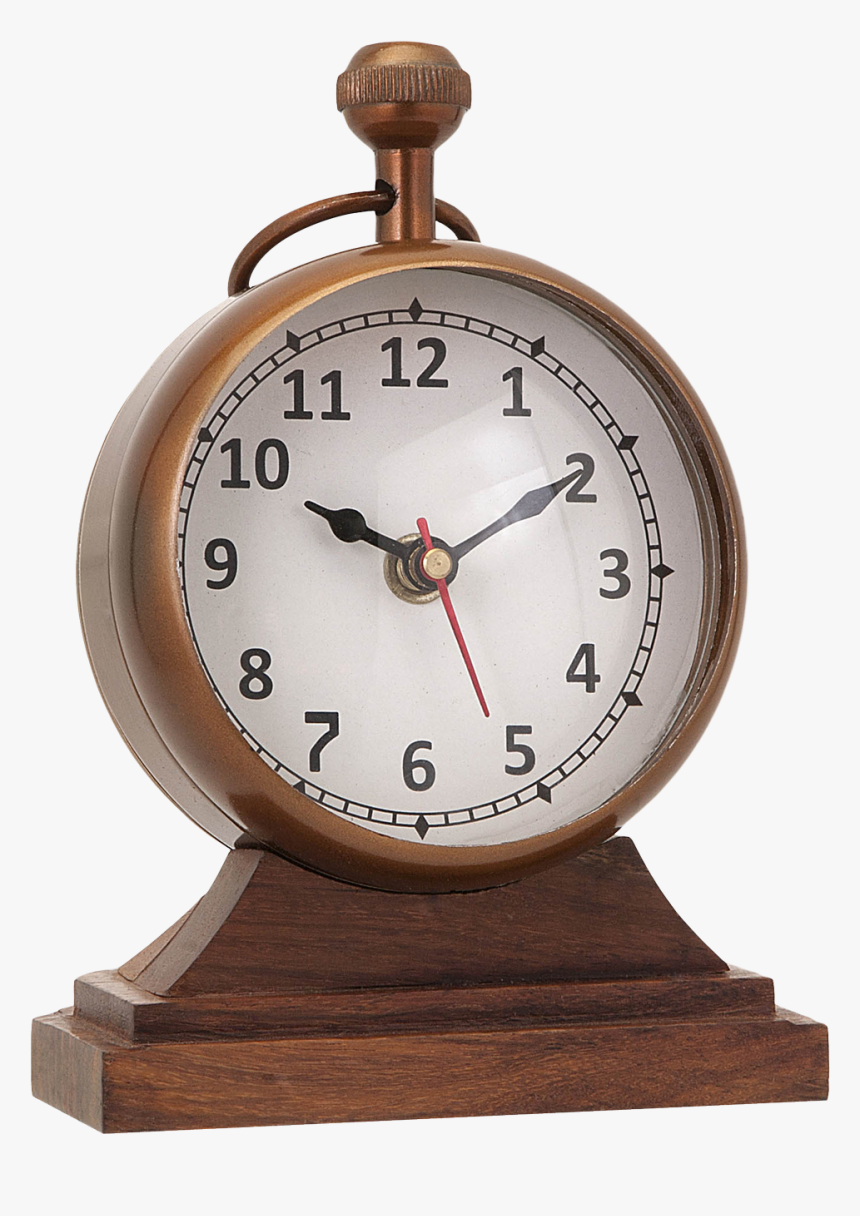 Wooden Alarm Clock Png Image - Table Clocks Png, Transparent Png