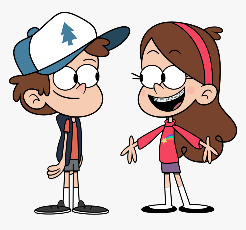 Gravity Falls Loud House Style, HD Png Download