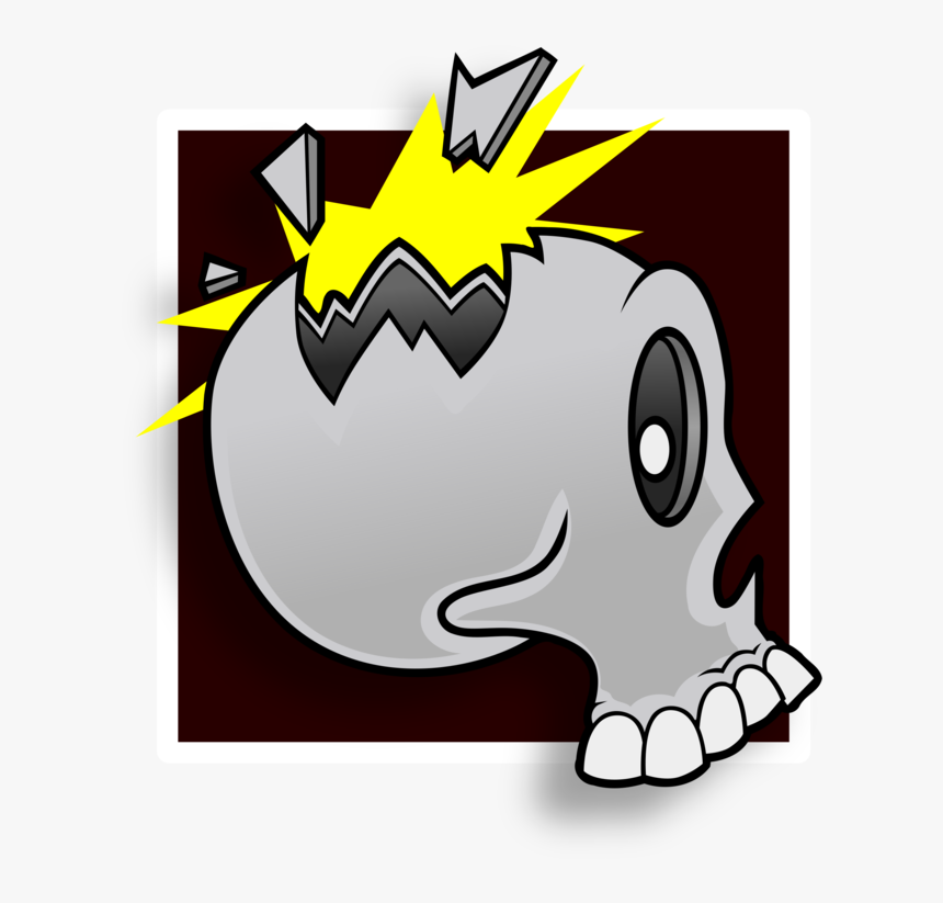 Wing,carnivoran,symbol - Skull Broken Png, Transparent Png