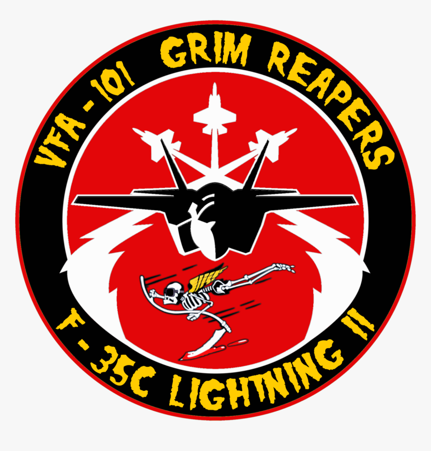 101 Squadron Grim Reapers, HD Png Download
