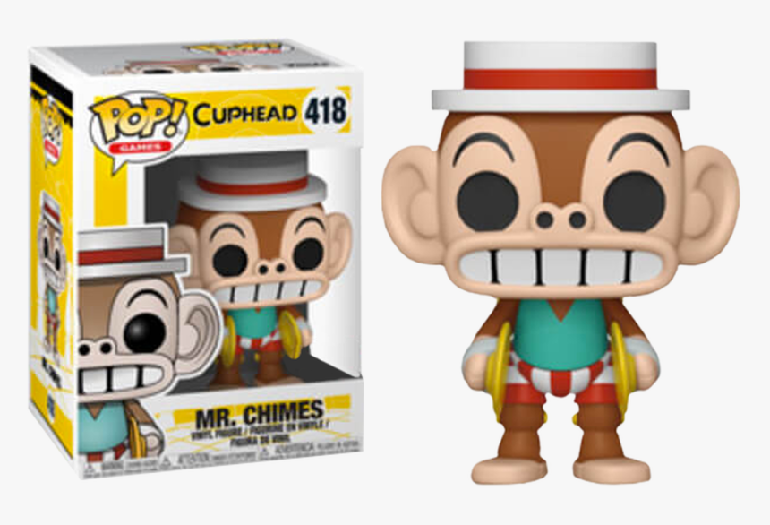 Chimes Us Exclusive Pop Vinyl Figure - Funko Pop Cuphead, HD Png Download