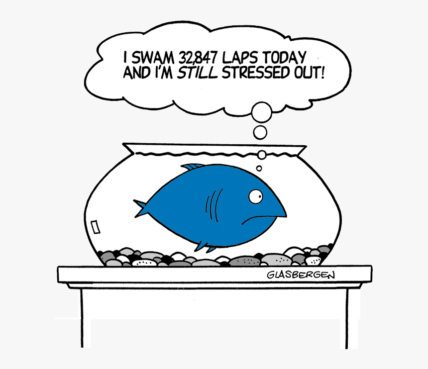 Caricature - Stressed, HD Png Download