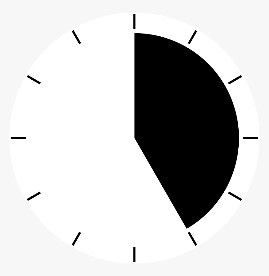 Svg Analog Clock Period - 1 Minute Gif Png, Transparent Png