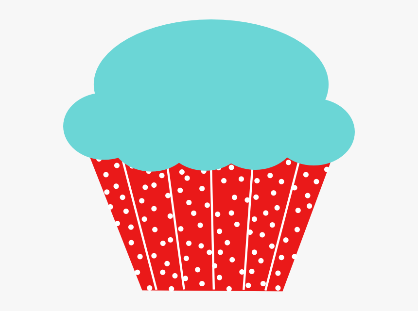 Cupcake Svg Clip Arts - Cupcake Shaped Clip Art, HD Png Download