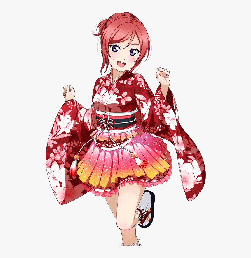 Transparent Love Live Maki Png - Love Live Maki Kimono, Png Download