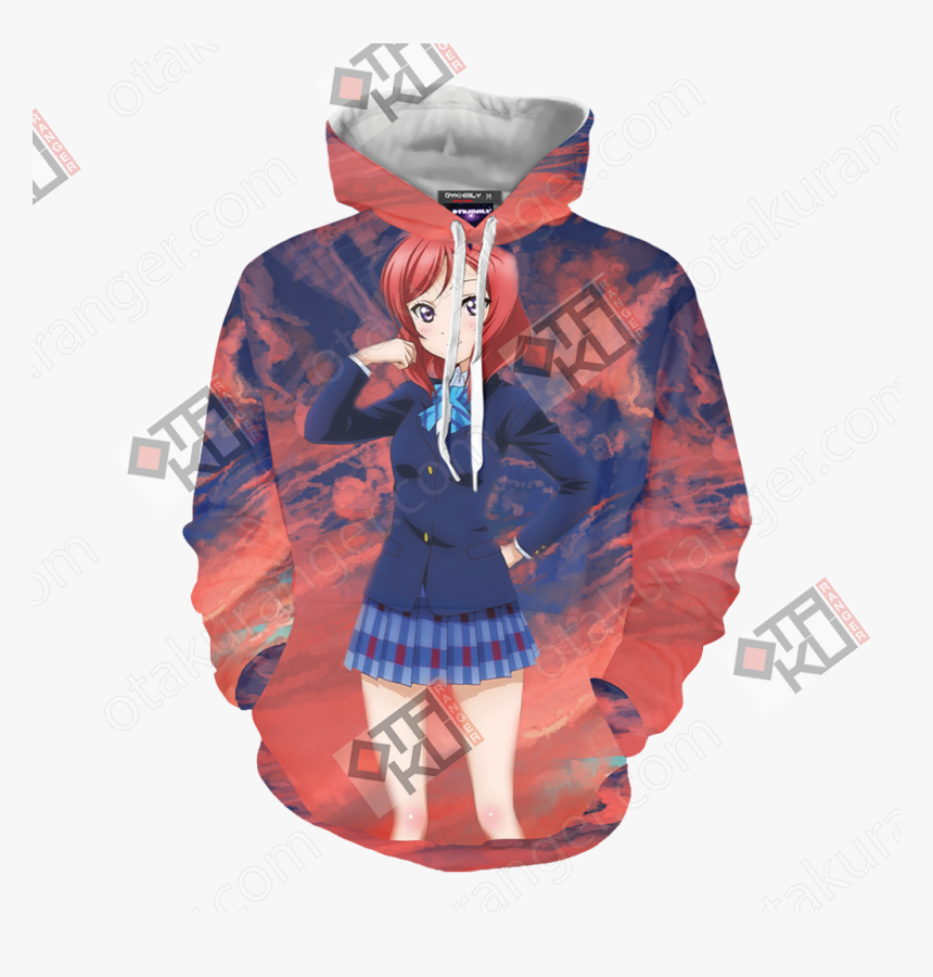 Love Live Nishikino Maki 3d Hoodie - Jjba Star Platinum Jotaro, HD Png Download
