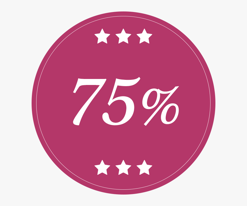 75% Off Png Image - 75%, Transparent Png