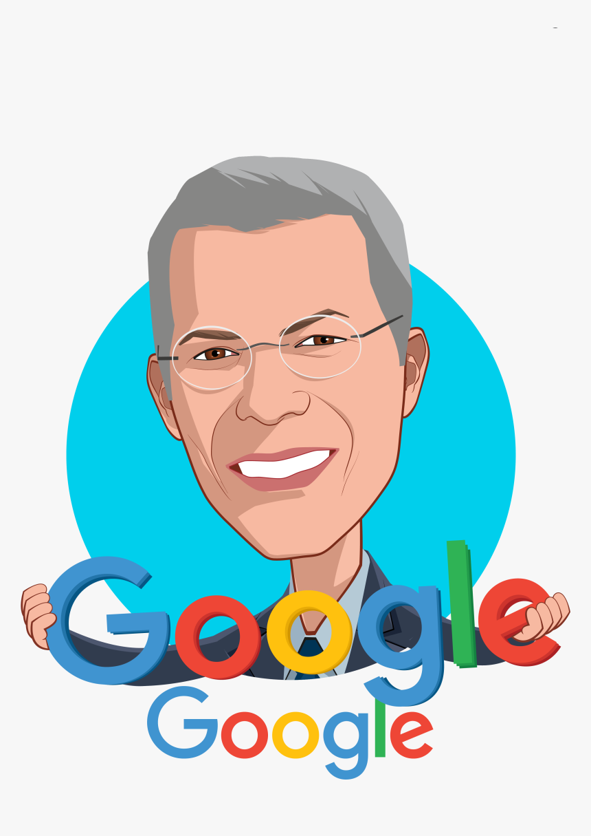 Caricature Of David T - Google, HD Png Download