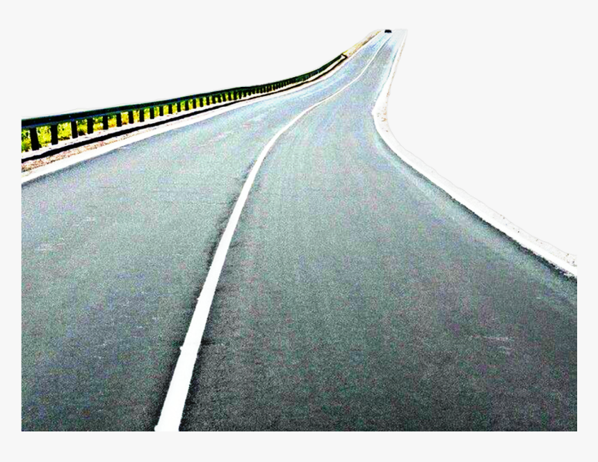 Way Road Longway Longroad Roadside Straiway Wayside - Freeway, HD Png Download