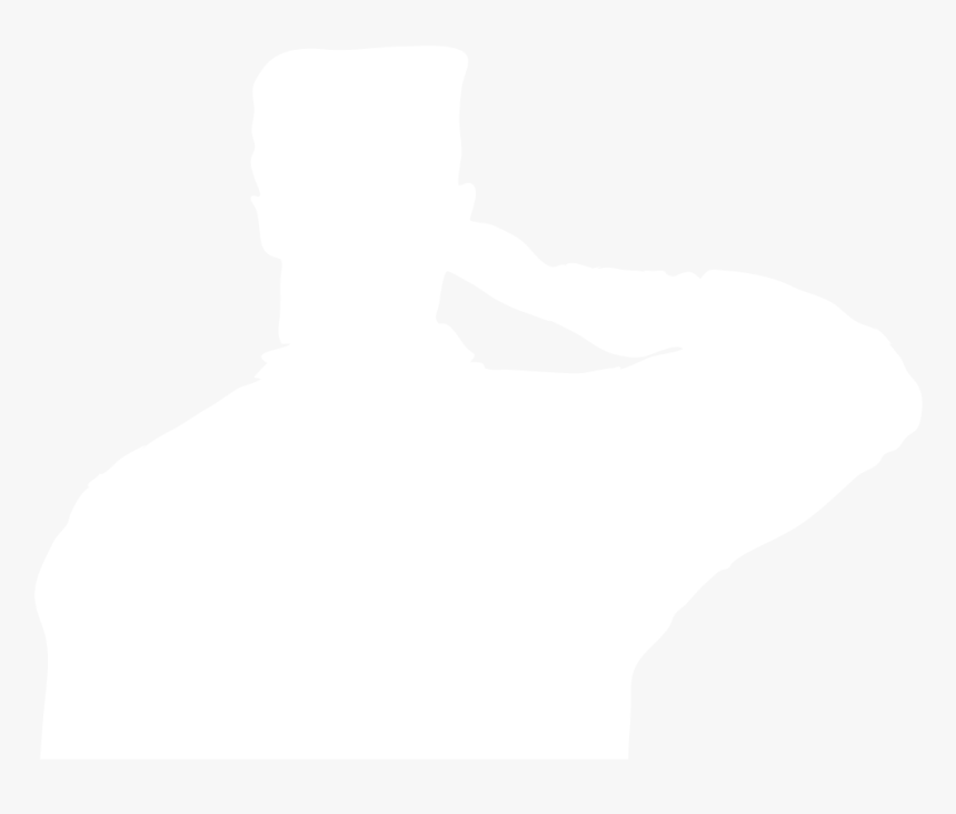 Transparent Man Saluting Clipart - Marines Saluting Red Silhouette, HD Png Download