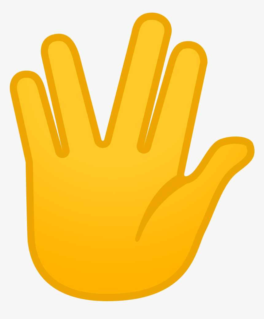 Vulcan Salute Icon - Vulcan Salute Emoji, HD Png Download
