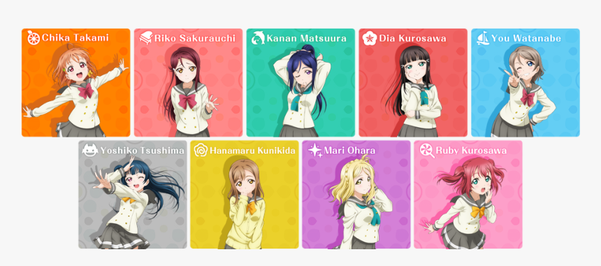 Love Live Worldwide Poster Girl, HD Png Download