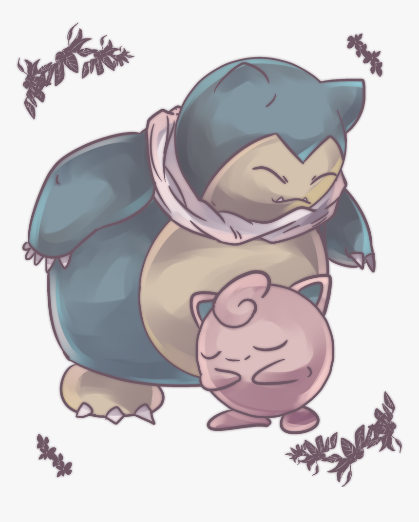 Pokemon Snorlax Y Jigglypuff, HD Png Download