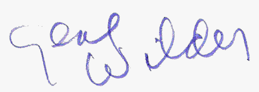 Transparent Gene Wilder Png - Gene Wilder Signature, Png Download