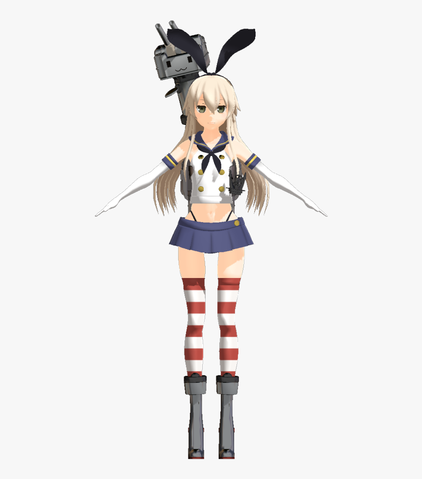 Shimakaze - Cartoon - Anime, HD Png Download