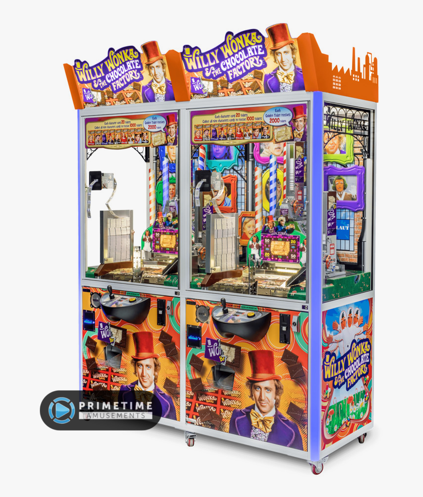 Willy Wonka & The Chocolate Factory By Elaut Usa - Willy Wonka Coin Pusher Game, HD Png Download