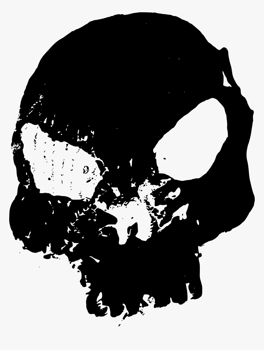 Skull Grunge Png, Transparent Png